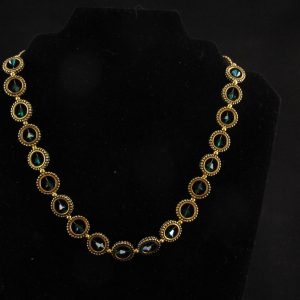 Framed Swarovski ‘Emerald’ Crystal Necklace
